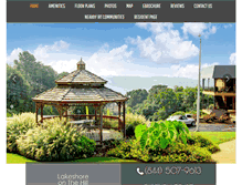 Tablet Screenshot of lakeshoreonthehillapts.com